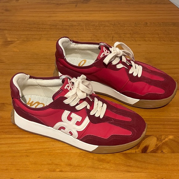 Sam Edelman Shoes - Sam Edelmam Red Women’s Sneakers